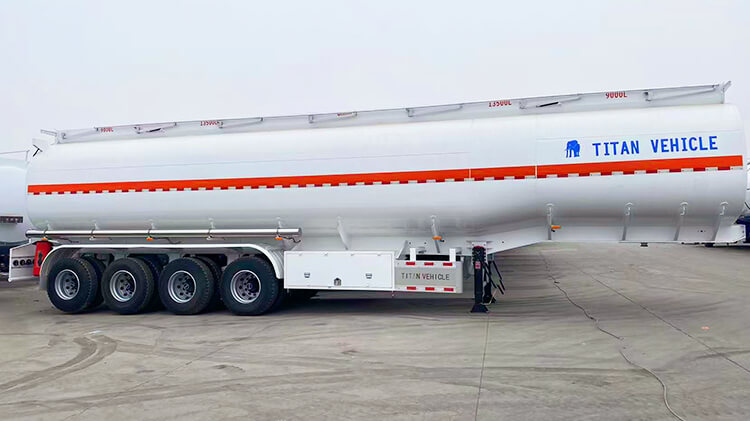 4 Axle Petrol Petroleum Tanker Trailer for Sale Price in Burkina Faso