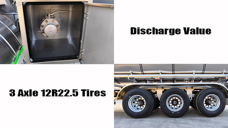 Titan 3 Axle Stainless Steel Tanker for Sale in Zambia