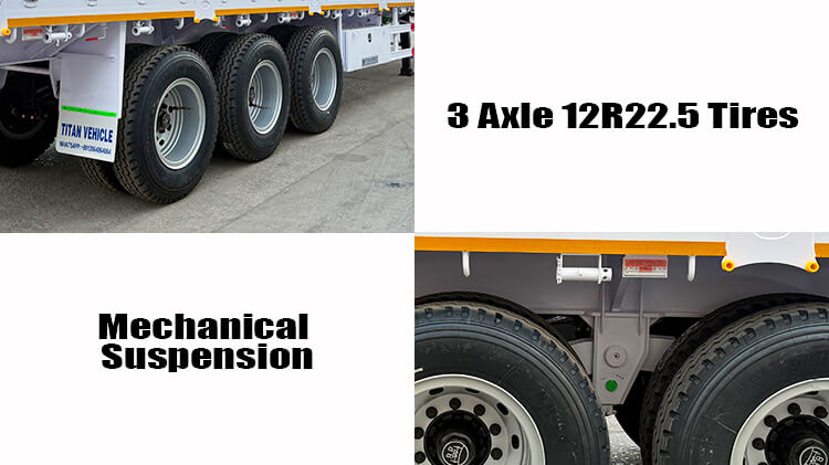 Titan 60 Ton Fence Semi Trailer for Sale Price in Tanzania