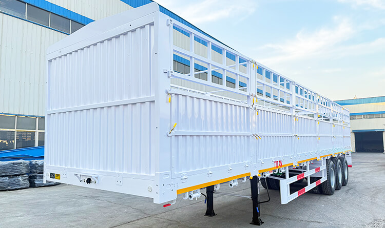 Titan 60 Ton Fence Semi Trailer for Sale Price in Tanzania