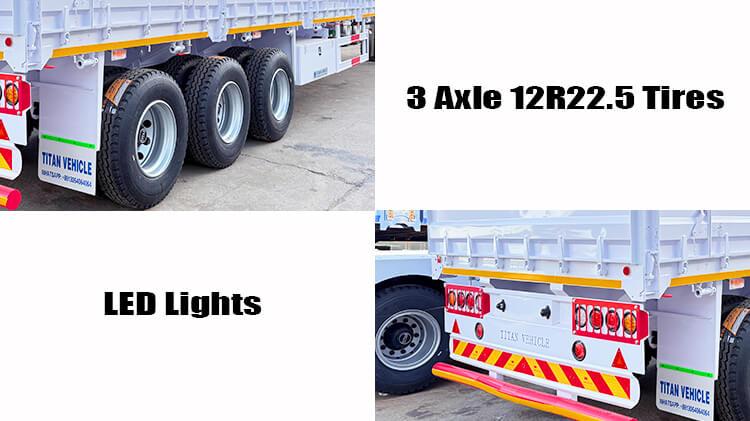 Titan Tri Axle Dropside Trailer for Sale in Zimbabwe