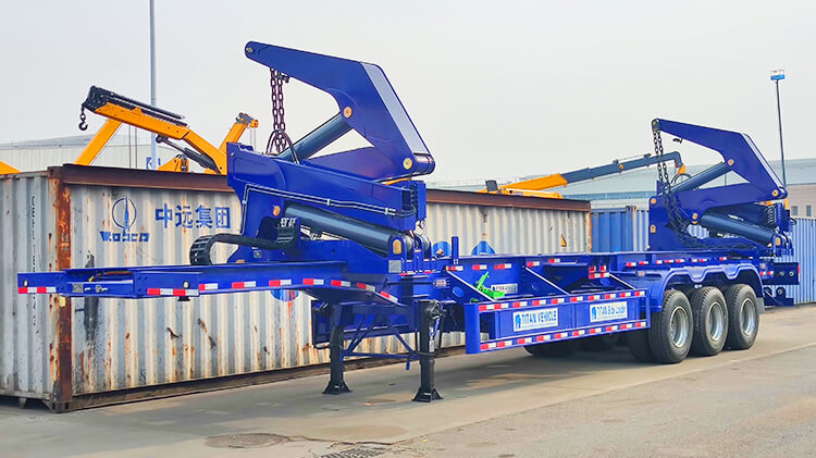 Titan Shipping Container Side Loader Trailer for Sale Price in Tanzania