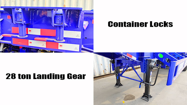 Titan Shipping Container Side Loader Trailer for Sale Price in Tanzania