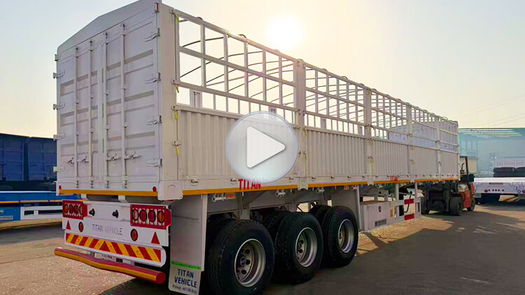 3 Axle Fence Semi Trailer for Sale in Bolivia