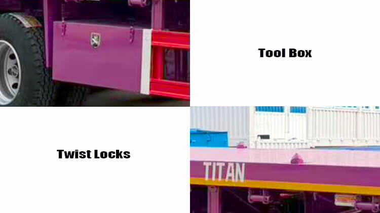 Titan 4 Axle Flatbed Trailer for Sale Price in Saint Martin