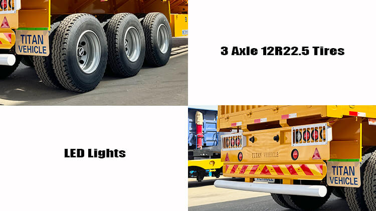 3 Axle Side Wall Trailer for Sale in Sierra Leone