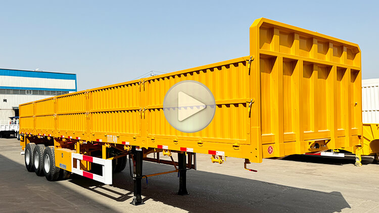 3 Axle Side Wall Trailer for Sale in Sierra Leone