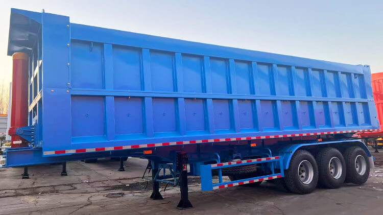 Tri Axle End Dump Trailer for Sale Near Me in Tanzania