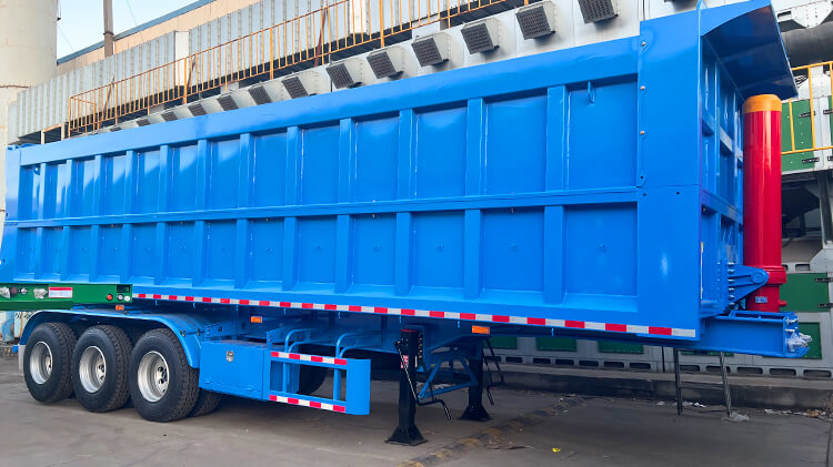 Tri Axle End Dump Trailer for Sale Near Me in Tanzania