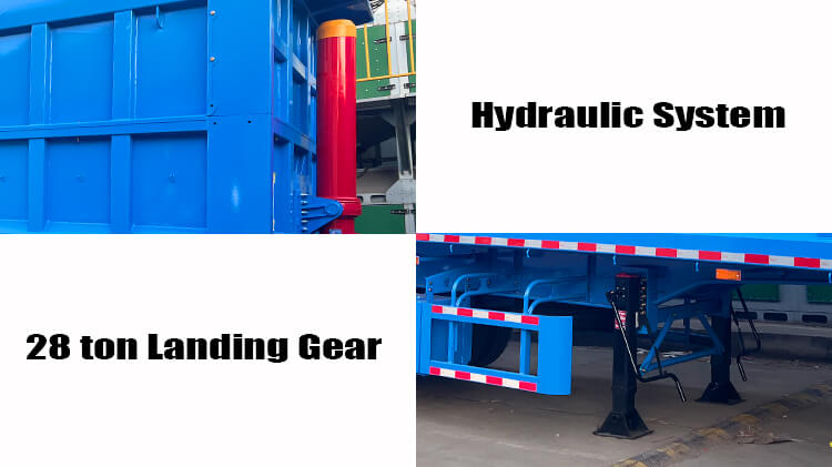 Tri Axle End Dump Trailer for Sale Near Me in Tanzania