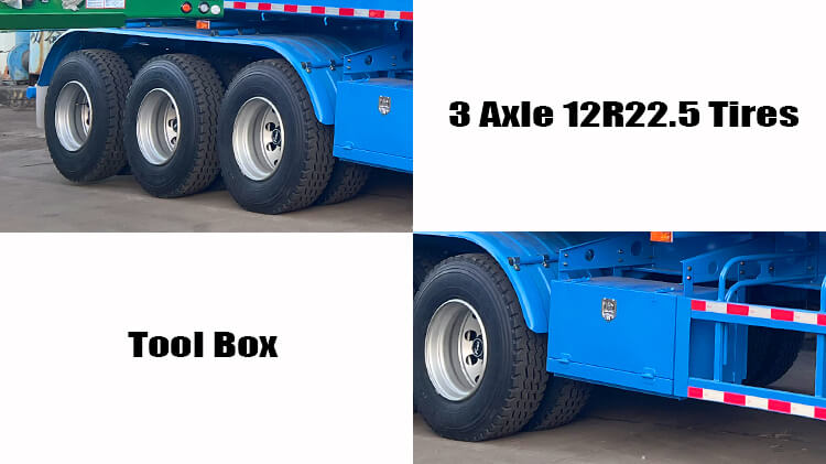 Tri Axle End Dump Trailer for Sale Near Me in Tanzania