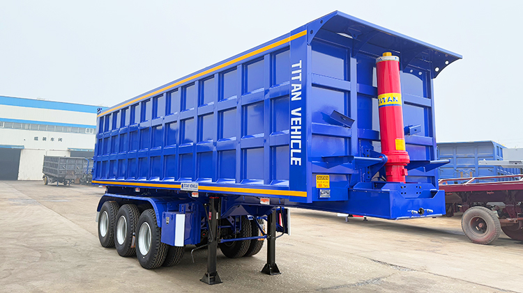 Tri Axle End Dump Trailer for Sale Near Me in Senegal