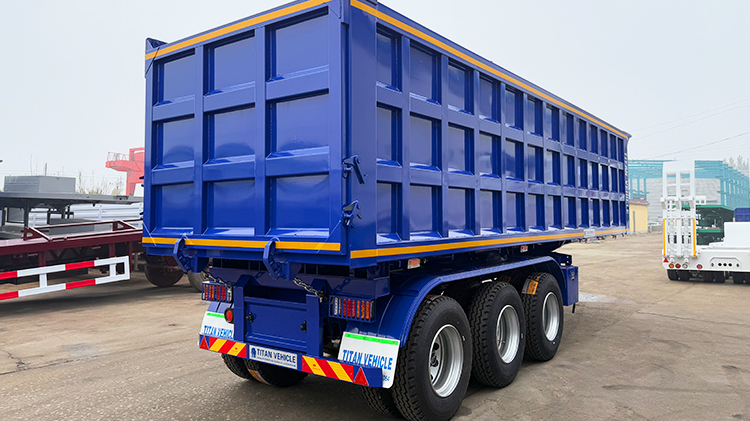 Tri Axle End Dump Trailer for Sale Near Me in Senegal