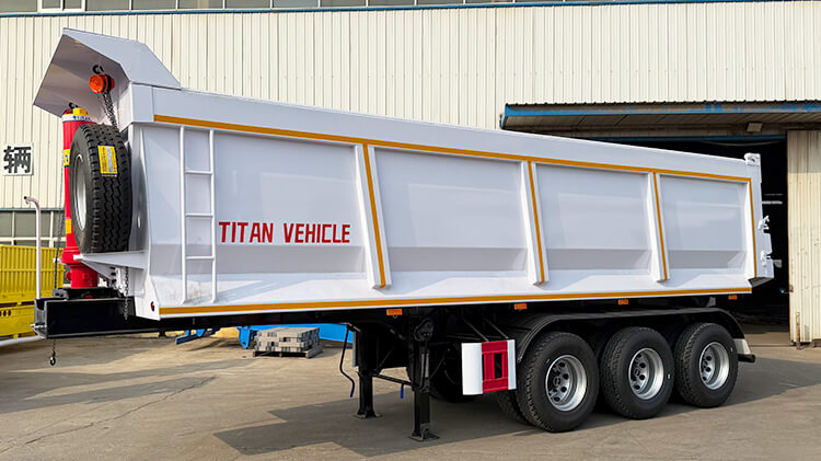 Tri Axle Semi Tipper Trailer for Sale in Sierra Leone