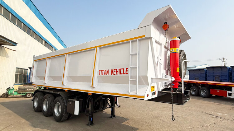 Tri Axle Semi Tipper Trailer for Sale in Sierra Leone