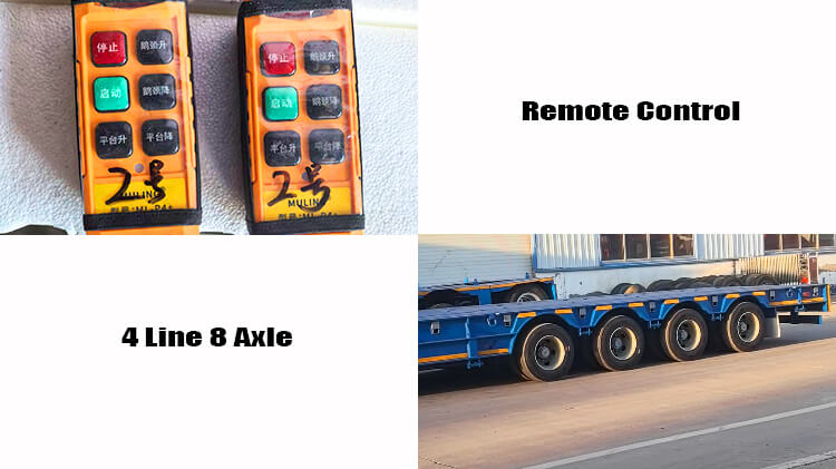 Titan Folding Neck Gooseneck Lowboy Trailer for Sale in Angola