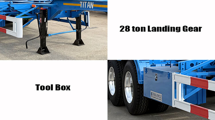 Titan 40 Ft Tri Axle Chassis Trailer for Sale in Jamaica