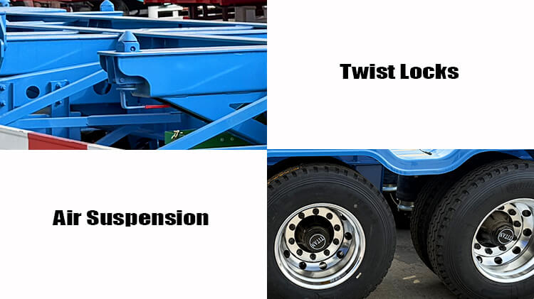 Titan 40 Ft Tri Axle Chassis Trailer for Sale in Jamaica