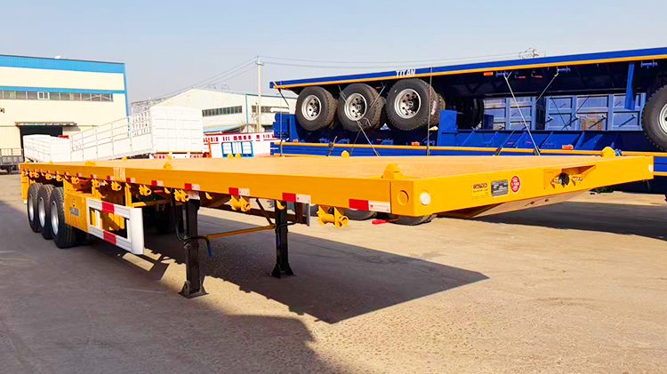 40 Ft Heavy Duty Flatbed Trailer for Sale Near Me in Tanzania