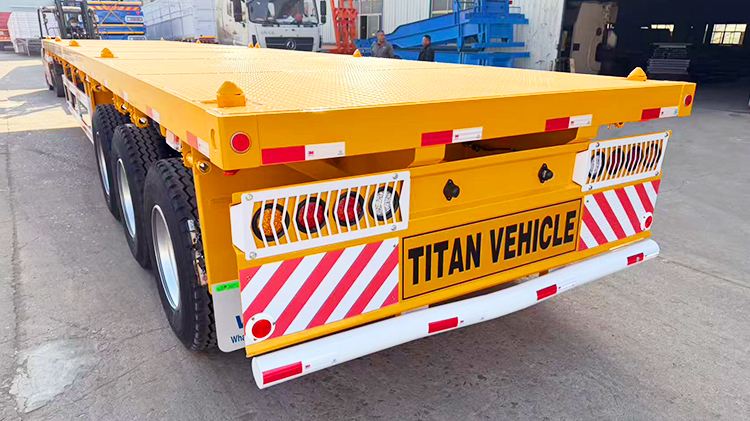 40 Ft Heavy Duty Flatbed Trailer for Sale Near Me in Tanzania