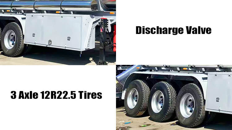 Stainless Steel Tanker Trailer for Sale in Liberia