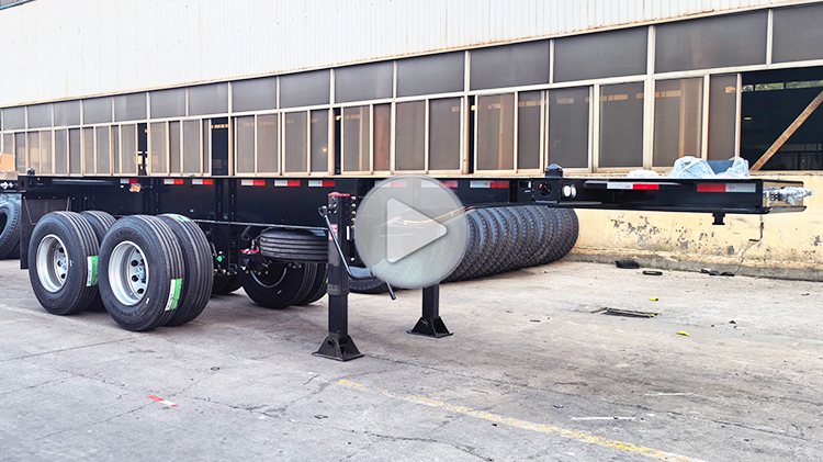 Cimc 2 Axle 40 Ft Container Chassis Trailer for Sale in Venezuela