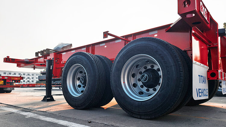 Titan 2 Axle 20 Ft Skeletal Trailer for Sale in Guam