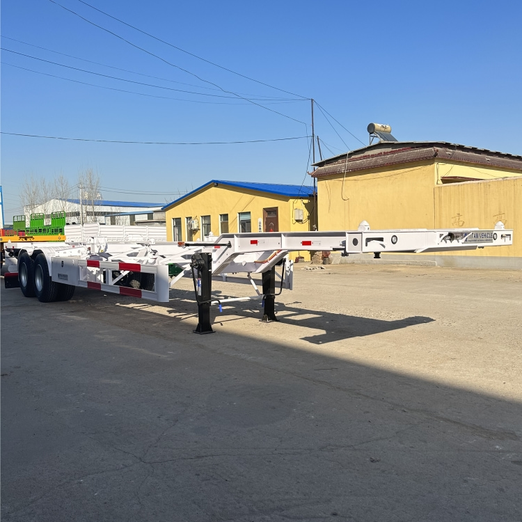 40 Ft Gooseneck Skeleton Semi Trailer
