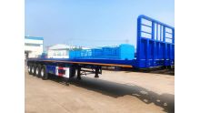 4 Axle Flatbed Truck Trailer