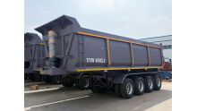 4 Axle Steel End Dump Trailer