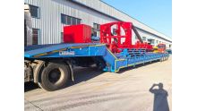 4 Line 8 Axle Folding Gooseneck Trailer