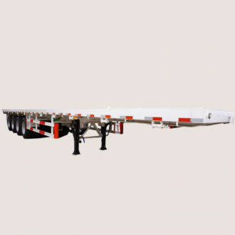 4 Axles 53 Ft Flatbed Truck Trailer