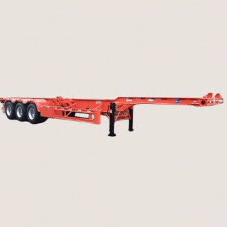 3 Axle 40ft Gooseneck Container Chassis Trailer