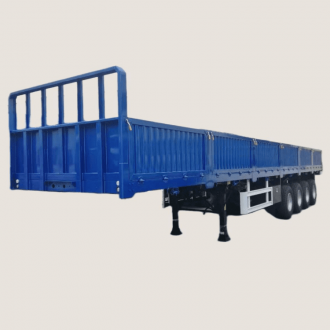 4 Axle 80 Tons Drop Side Semi Trailer
