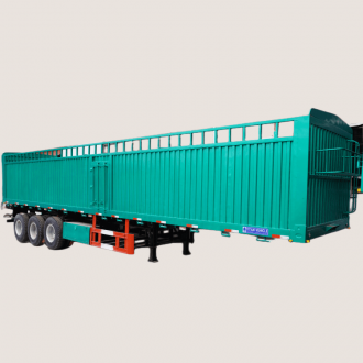 Tri Axle 50 Ton Sidewall Cargo Semi Trailer