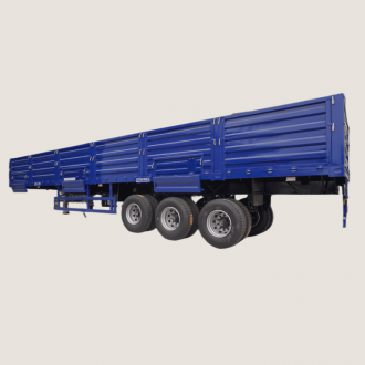 3 Axle Sidewall Semi Detachable Trailer