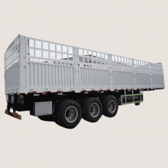 3 Axles 60 Ton Fence Cargo Semi Trailer