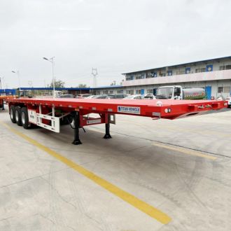3 Axle 40 Ft Flatbed Trailer