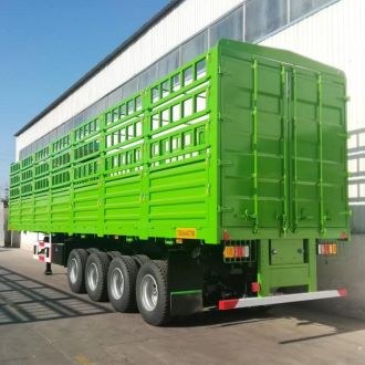 4 Axle 80 Ton Bulk Cargo Semi Trailer