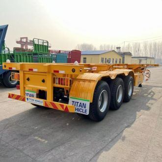 Tri Axle 12m Skeletal Trailer
