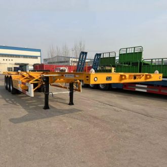 Tri Axle Skeletal Container Trailer