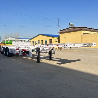 40 Ft Gooseneck Skeleton Semi Trailer