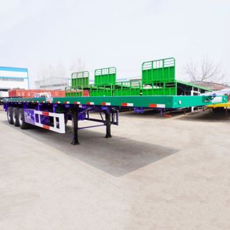 Single Tire Flatbed Trailer