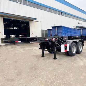 2 Axle 20 Ft Shipping Container Trailer