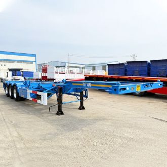 3 Axle 40 Ft Container Transport Chassis Trailer