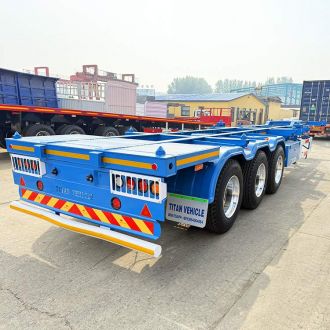 Tri Axle Shipping Container Chassis Trailer