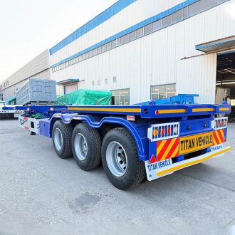 40 Ft Tri Axle Shipping Container Chassis
