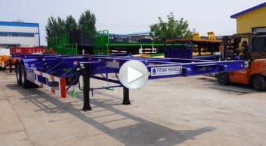 Different type of Skeletal Semi Trailer